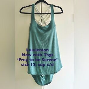 Never worn, NWT, size 12 lululemon
